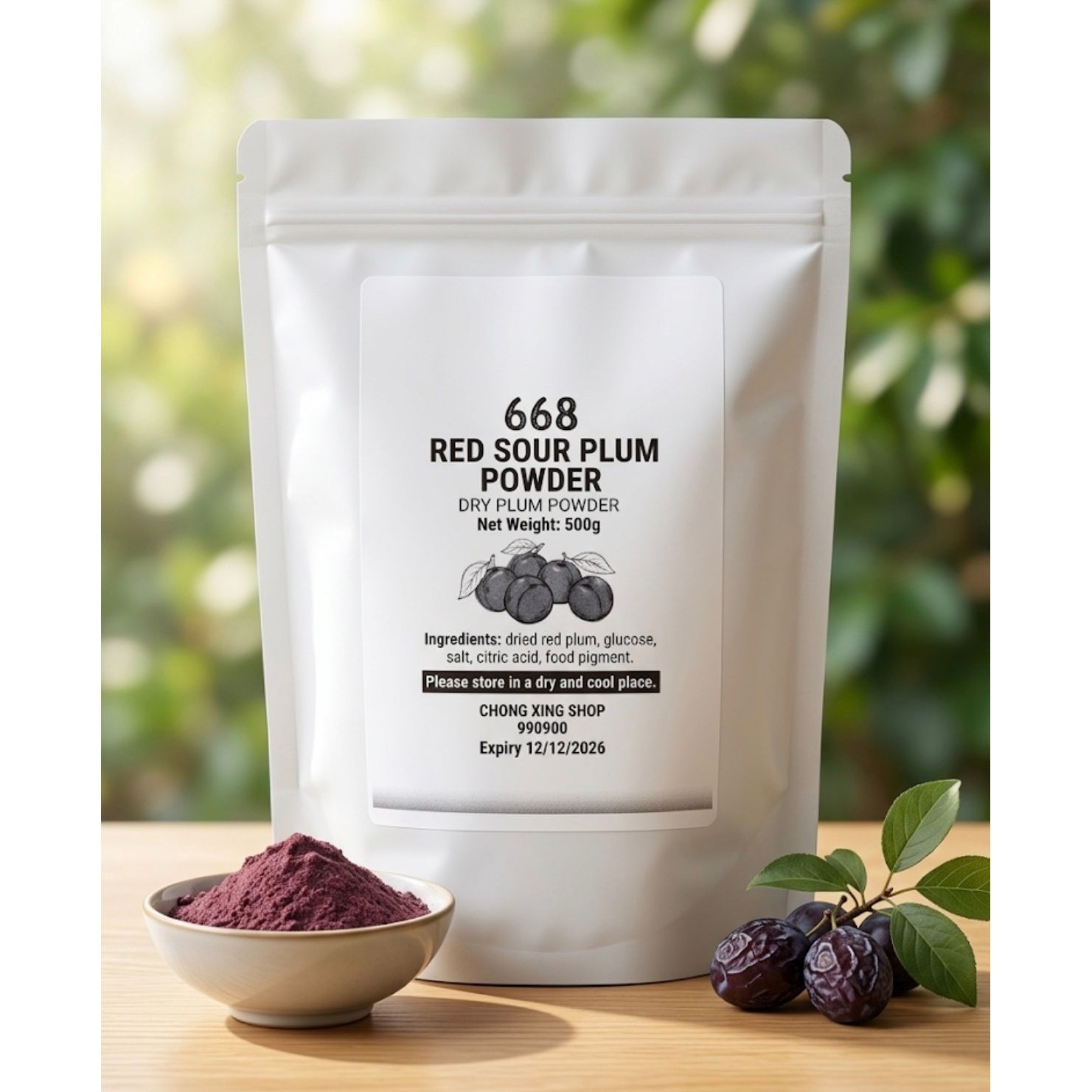 Red Plum Powder 500g