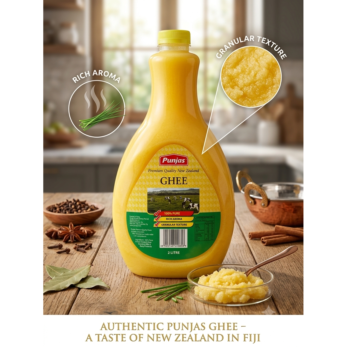 Punja's NZ Ghee 2 Litre