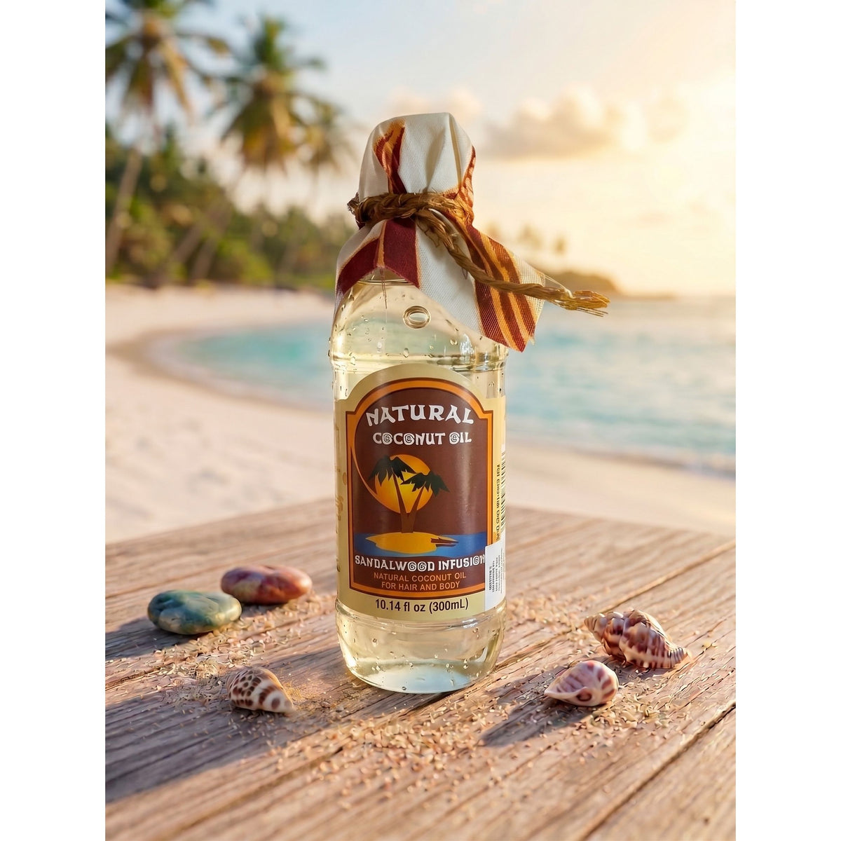 Naturally Fiji Infused Coconut Oil 300ml