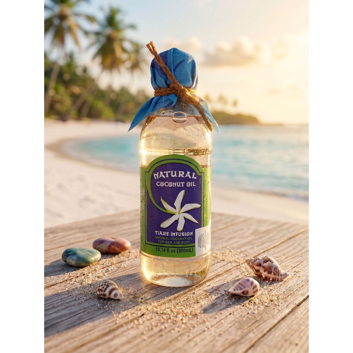 Naturally Fiji Infused Coconut Oil 300ml