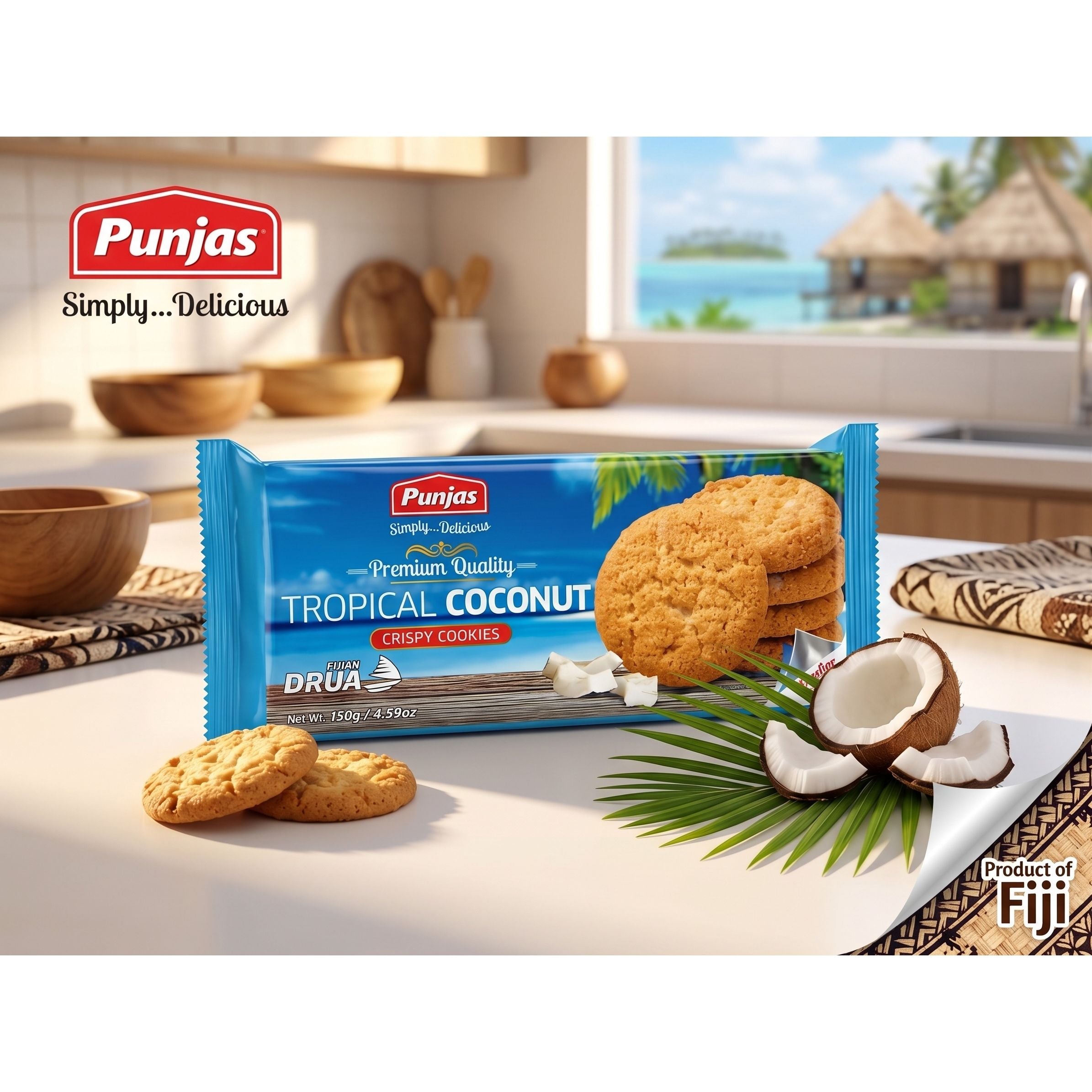Punjas Tropical Coconut Cookies