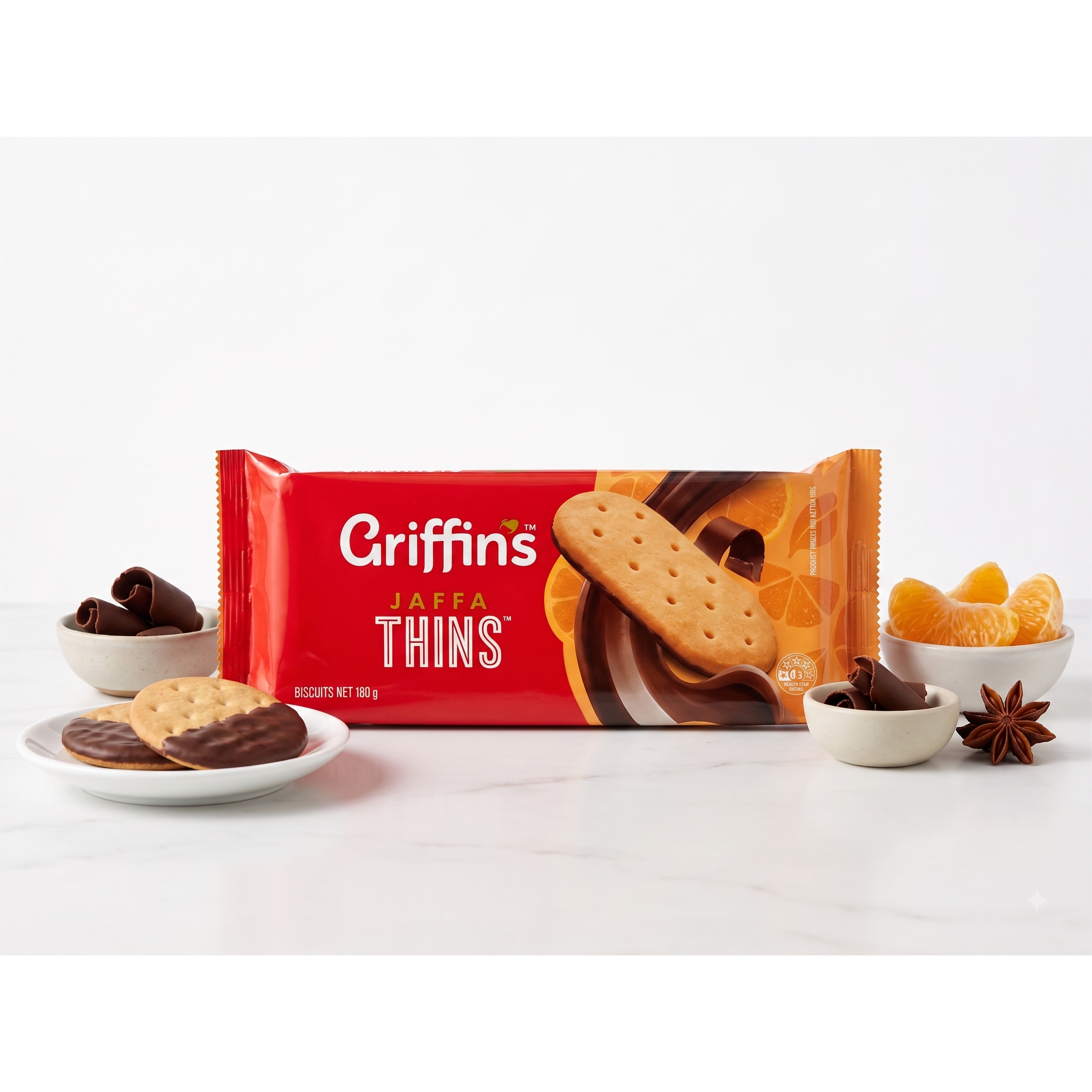 Griffins Jaffa Thins 180g